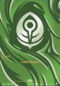 Riftbound singles - Riftbound Origins: Promos Calm Rune 042b foiled