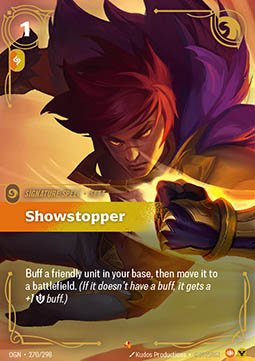 Riftbound singles - Riftbound Origins Showstopper 270 Foiled