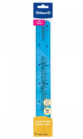 Rechizite, Creativitate, Hobby - Rigla flexibila 30 cm – plastic anti-rupere