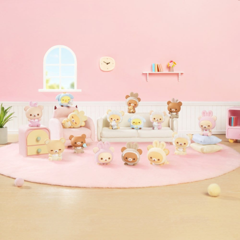 Rilakkuma Nuonuo Baby Series Blind Box Mini Figures Cubby Face Display (4) [8]