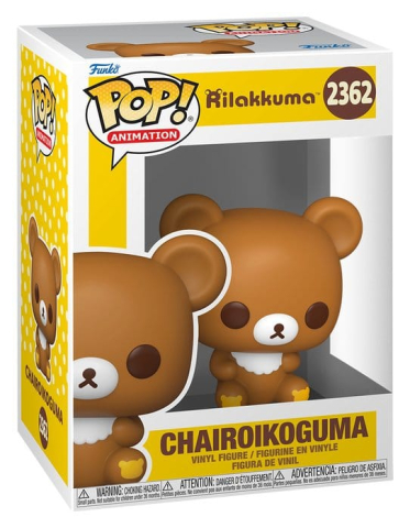 PRECOMENZI - Rilakkuma POP! Animation Vinyl Figure Chairoikoguma 9 cm