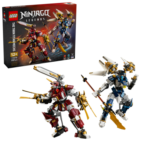 LEGO Ninjago - Roboții Titan gemeni