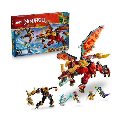 LEGO Ninjago - Robotul dragon transformator al lui Wyldfyre
