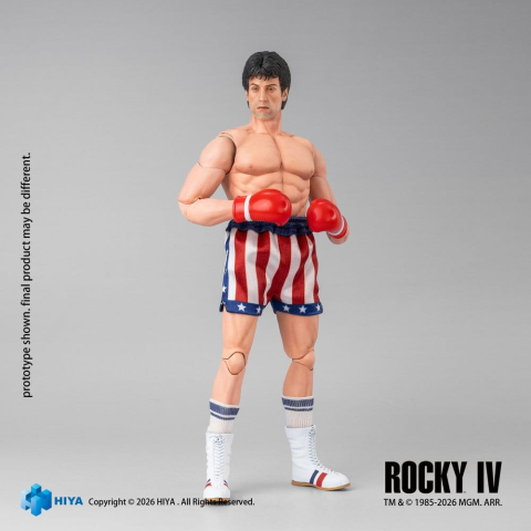 PRECOMENZI - Rocky IV Exquisite Super Series Action Figure 1/12 Rocky Boxer Version 16 cm