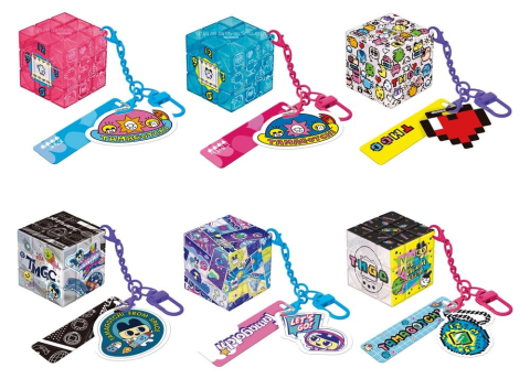 Rubik's ID Keychains Tamagotchi Blind Box Display (6) [6]