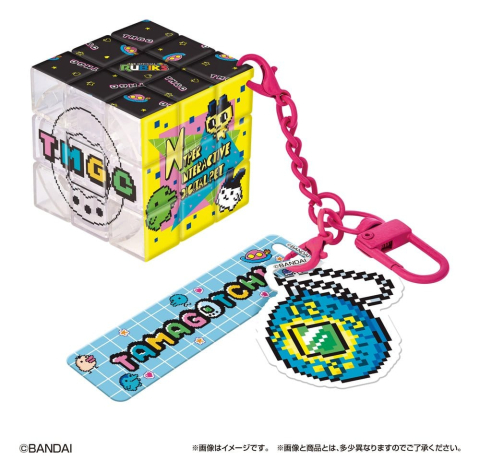Rubik's ID Keychains Tamagotchi Blind Box Display (6) [5]