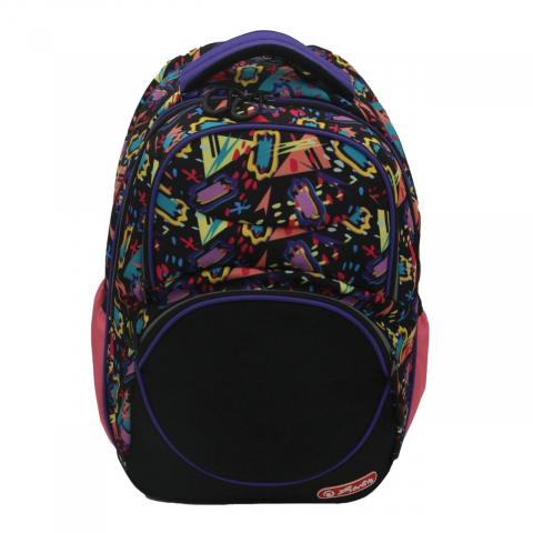 Ghiozdane - Rucsac scolar ergonomic Zipper Cube, 28L – Herlitz