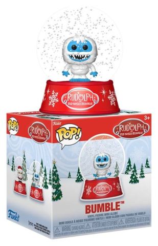PRECOMENZI - Rudolph the Red-Nosed Reindeer Mystery Minis Snow Globes 12 pc 5 cm Blind Box Display (12)