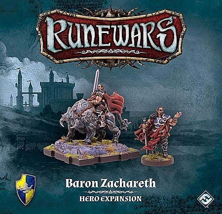 Extensii boardgames - Runewars Miniatures Game: Baron Zachareth – Hero Expansion