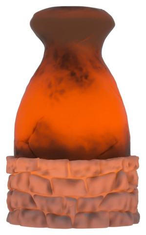 Casa si Cadouri - Rust Nightlight Furnace 13 cm