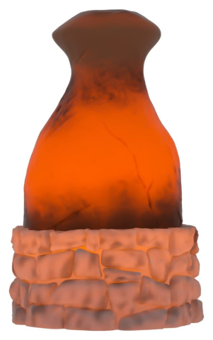 Rust Nightlight Furnace 13 cm [1]