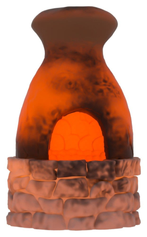 Rust Nightlight Furnace 13 cm [3]