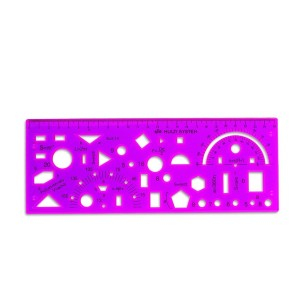 Rechizite, Creativitate, Hobby - SABLON 25 CM MULTI FUNCTII RIO 807