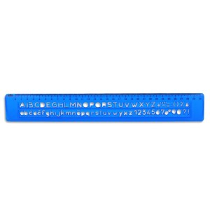 Rechizite, Creativitate, Hobby - SABLON 30 CM PENTRU LITERE SI CIFRE DREPTE RIO 805