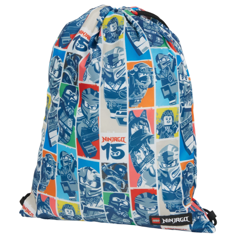 Ghiozdane si rechizite - Sac de Sport LEGO Ninjago 10L cu Inchidere cu Snur