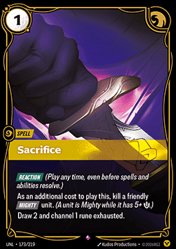 Singles Trading Card Games - Sacrifice Unleashed - Singles 173