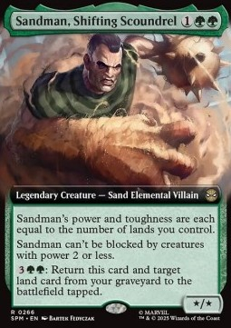 Singles Trading Card Games - Sandman, Shifting Scoundrel Marvel's Spider-Man: Extras 266