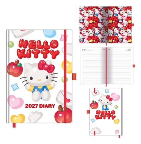 Casa si Cadouri - Sanrio A5 Diary 2027 Hello Kitty