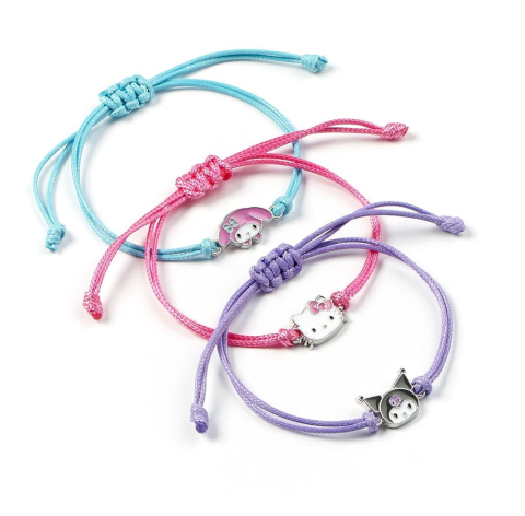 Fashion & Accessories - Sanrio Bracelet 3-Pack Hello Kitty, Kuromi and My Melody