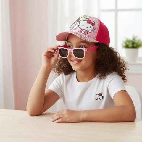 Sanrio Cap & Sunglasses Set Hello Kitty B 53 cm [5]