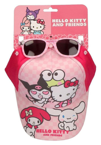 Sanrio Cap & Sunglasses Set Hello Kitty B 53 cm [6]