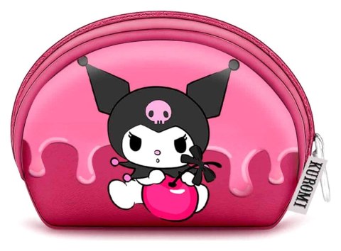 Fashion & Accessories - Sanrio Casual Oval Coin Purse Kuromi Cherry