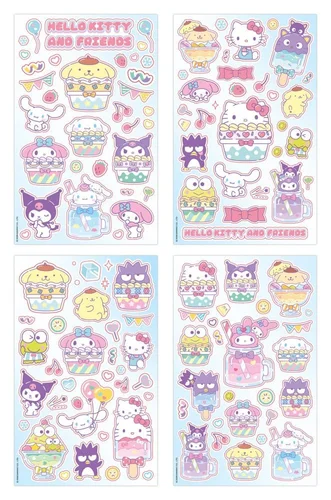 PRECOMENZI - Sanrio Hello Kitty & Friends Cupcake Sticker Pack