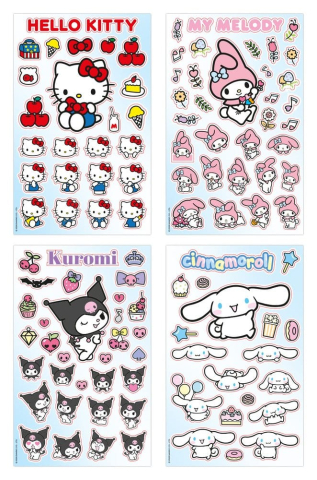 PRECOMENZI - Sanrio Hello Kitty & Friends Sticker Set Sakami