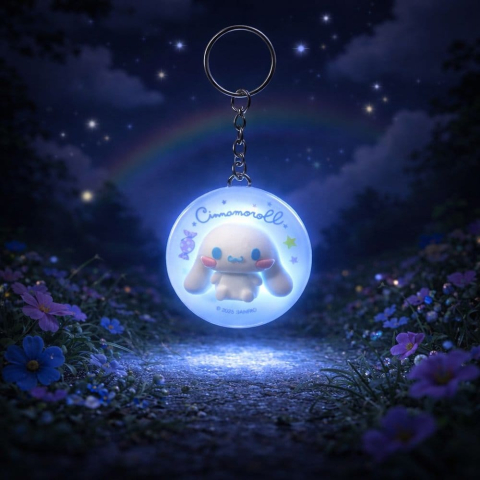 Fashion & Accessories - Sanrio Light-Up Keychain Cinnamoroll