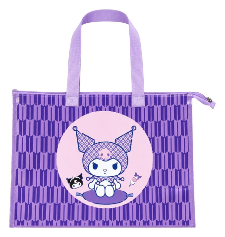 Sanrio PVC Shopping Bag Kuromi Japanese 49 x 36 x 10 cm [1]