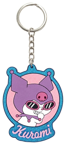 Fashion & Accessories - Sanrio Rubber Keychain Kuromi 7 cm