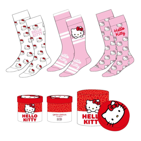 Fashion & Accessories - Sanrio Socks 3-Pack Hello Kitty 36-43