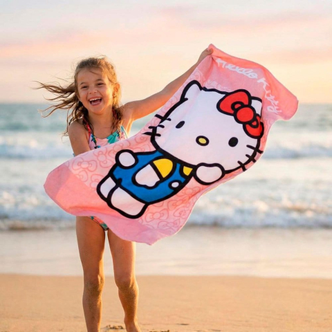 Sanrio Towel Hello Kitty A 70 x 140 cm [4]