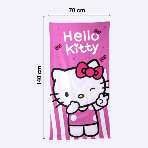 Sanrio Towel Hello Kitty B 70 x 140 cm [3]