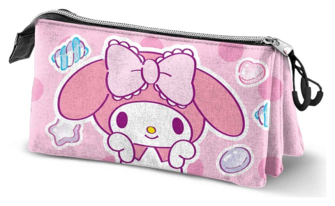 Fashion & Accessories - Sanrio Triple Pencil Case My Melody Sweets