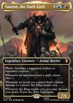 Singles Trading Card Games - Sauron, the Dark Lord The Hobbit: Eternal - Singles 36