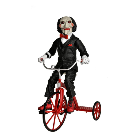 Figurine - Saw - Billy the Puppet cu Tricicleta, Figurina cu Sunet 30 cm
