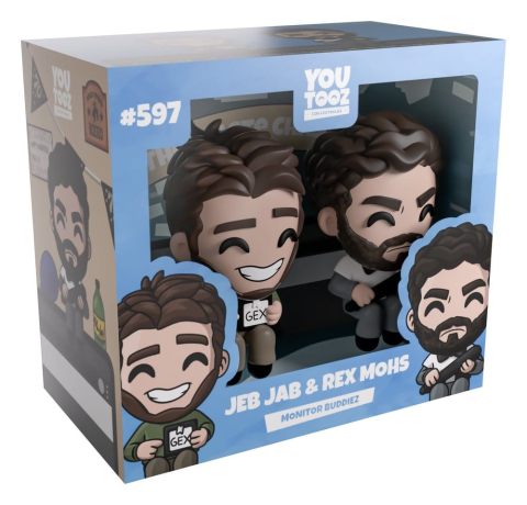 Scott the Woz Vinyl Figures Jeb Jab & Rex Mohs Monitor Buddiez 6 cm [2]