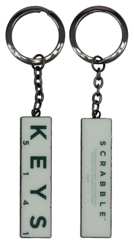 Fashion & Accessories - Scrabble Keyring Keys Limited Edition
