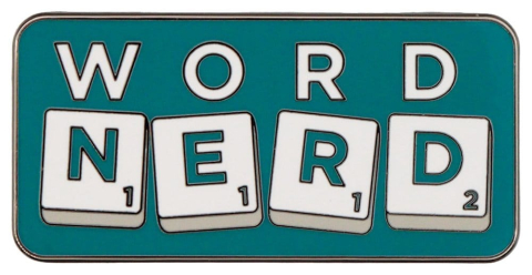 Scrabble Pin Badge Word Nerd Limited Edition [2]