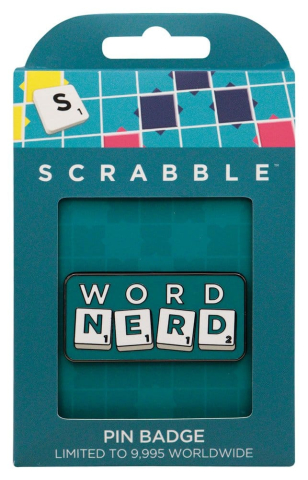 Scrabble Pin Badge Word Nerd Limited Edition [1]