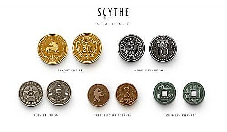 Board Games - Scythe: Metal Coins
