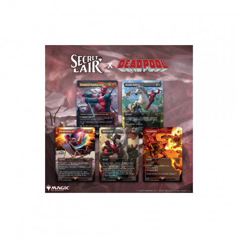 【MTG】Secret LairxMarvel’s Deadpool Foil版 Magic the Gathering Secret Lair x Marvel's Deadpool (Foil
