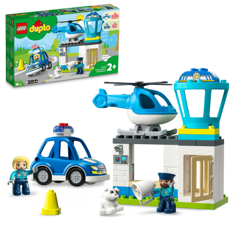 LEGO - Sectie de politie si elicopter