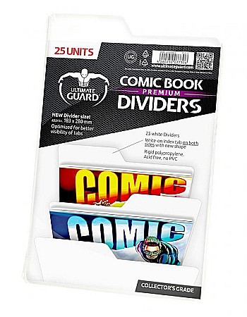 Accesorii Comic Books - Separatoare albe PREMIUM pentru benzi desenate