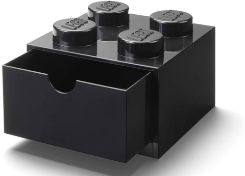 Sertar de birou LEGO 2x2 negru [1]