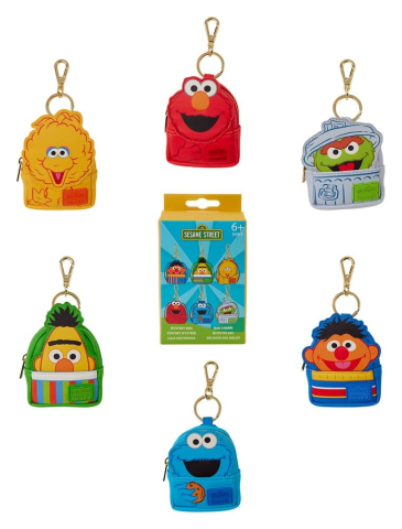 Sesame Street by Loungefly Keychains Mini Backpack Blind Box Assortment (15) [6]