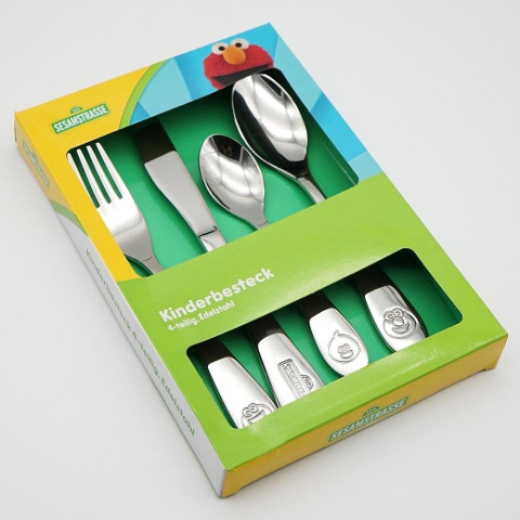 Sesame Street Kids Cutlery Set Friends [1]