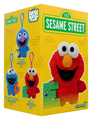 PRECOMENZI - Sesame Street Super Duper Plush Figures Wave 01 Blind Box Display (12)