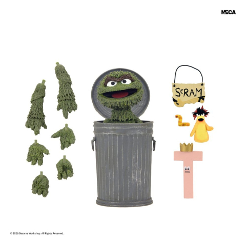 Sesame Street Ultimate Action Figure Oscar the Grouch 18 cm [0]